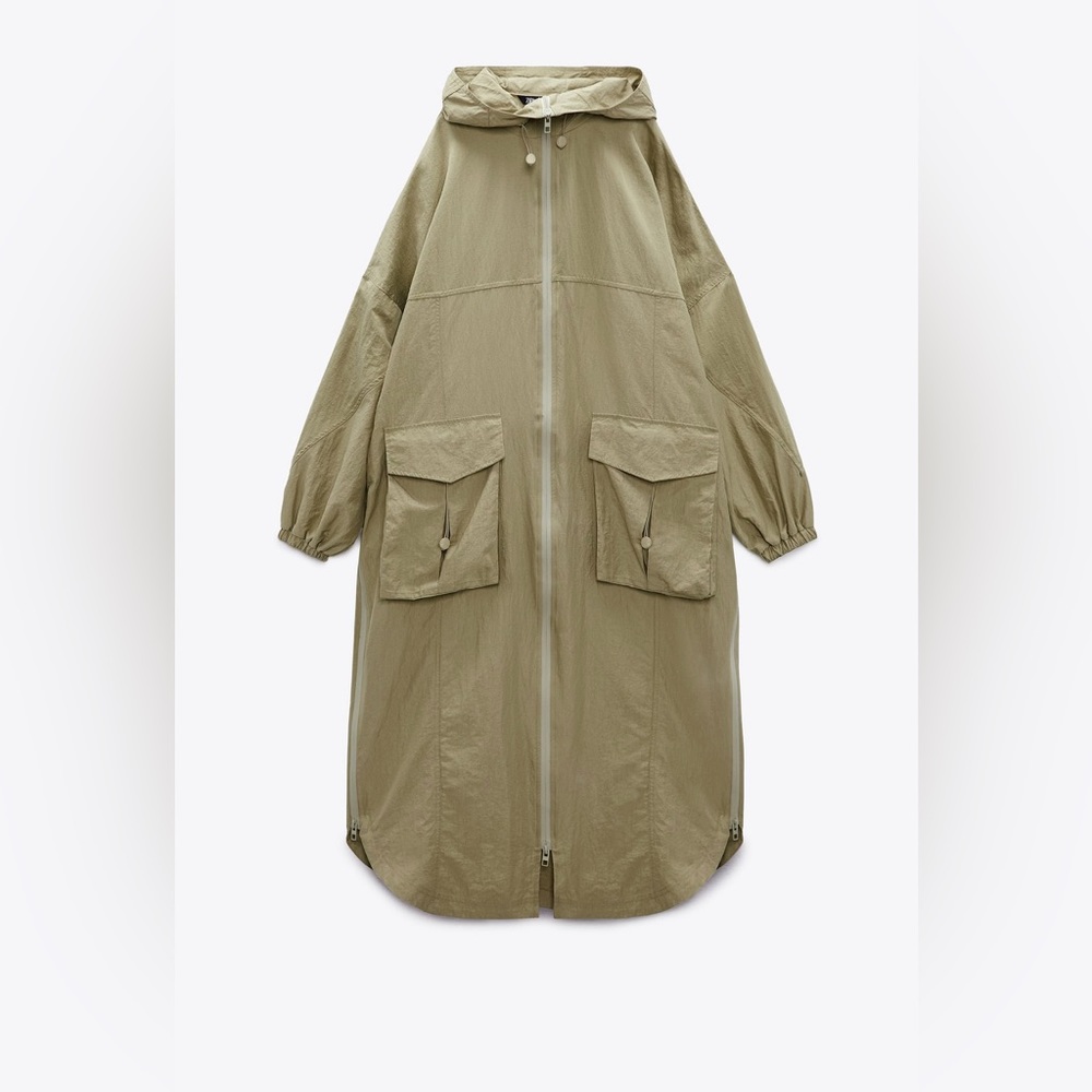Zara Parachute Jacket NWT - Picture 6 of 14
